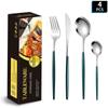 European High-Value Stainless Steel Tableware Set: Portuguese Knife, Fork, and Spoon for Hotels and Western Dining