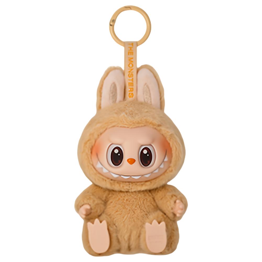 1: 1 High Quality Kawaii Monster Labub Blind Box Series PVC Labub Macaron Pendant Plush Doll Monster Keychain Birthday Gift