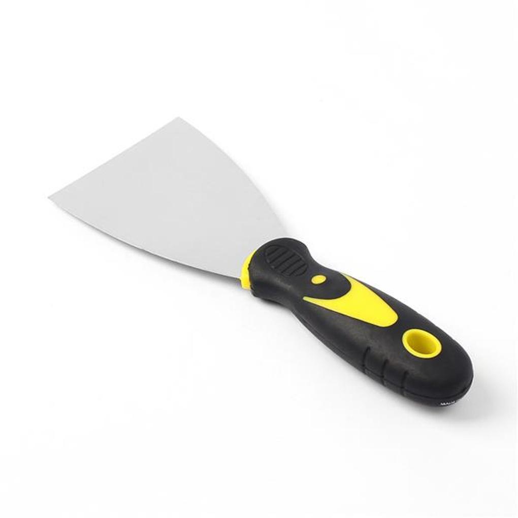 Stainless steel scraper spatula (7.5cm) wallpaper removal floor gum knife