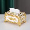 European Style Creative Tissue Box for Living Room, Coffee Table, Bedroom, Beauty Salon, and KTV