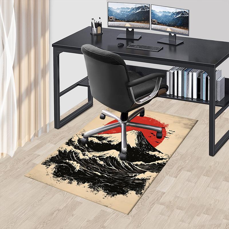 

Japanese Style Office Carpet Chair Mat: Large Size, Home Decor Rug for Sofa, Office, Bedroom, Living Room - Perfect Gift for Any Room0192A 60cm by 90cm