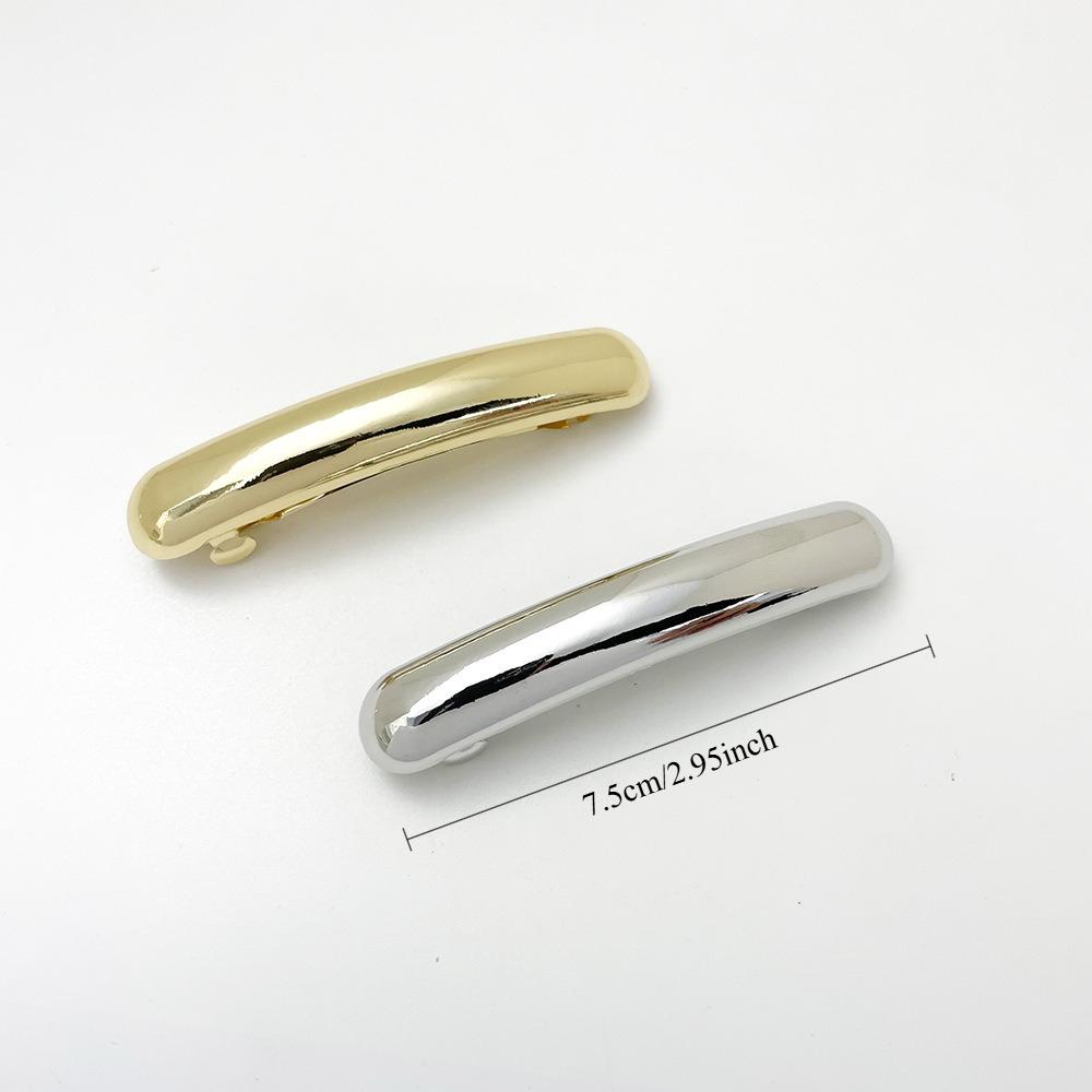2pc New European and American High-grade Gold Silver Alloy Hairpin Hair Clips for Girls Women Korean Hair Accessories