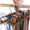 Tie Belt Hanger Wardrobe Closet Organizer 10 Card Slots Large Capacity Belt Storage Rack Scarf Tie Hanging Organizer Scarf Hook