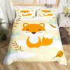New Cute Farm Animals Duvet Cover King Size Cartoon Sheep Quilt Cover for Kids Boys Girls Teens Cute Animal Bed Set 3 Piece Set