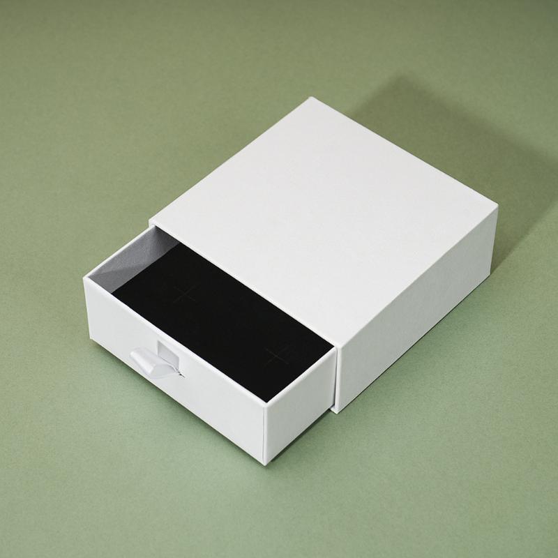 Jewelry Drawer Organizer Box Ring Earring Bracelet Necklace Pendant Portabl Storage Paper Case Jewellery Packaging Display