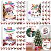 Christmas Countdown Calendar With Snowman Acrylic Ornaments For Holiday Gift Exchange