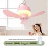 Smart USB Rechargeable Fan with Night Light for Dorms and Camping