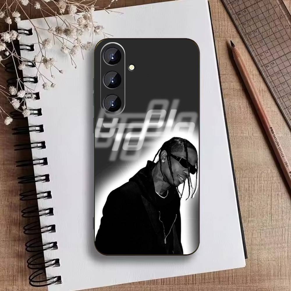 

T-Travis S-ScottS Singer Phone Case For Samsung Galaxy A73,A21s,A22,A31,A52,A53,A71,A41Soft Black Shell Samsung a40