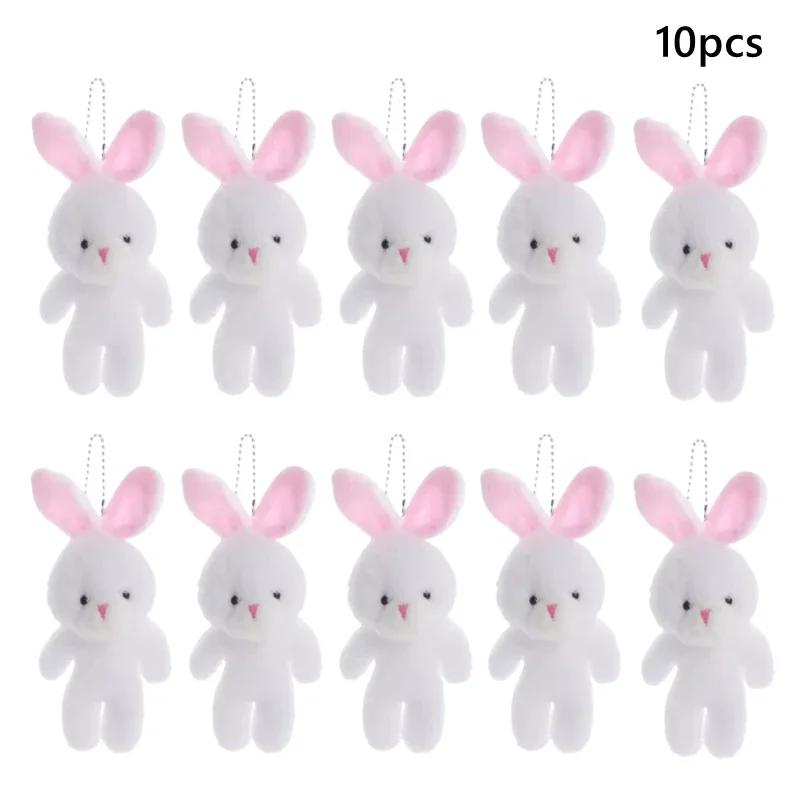 High-Quality 10Pcs High-Quality Easter High-Quality Bunny High-Quality Keychain High-Quality Pendant High-Quality Decoration High-Quality Plush