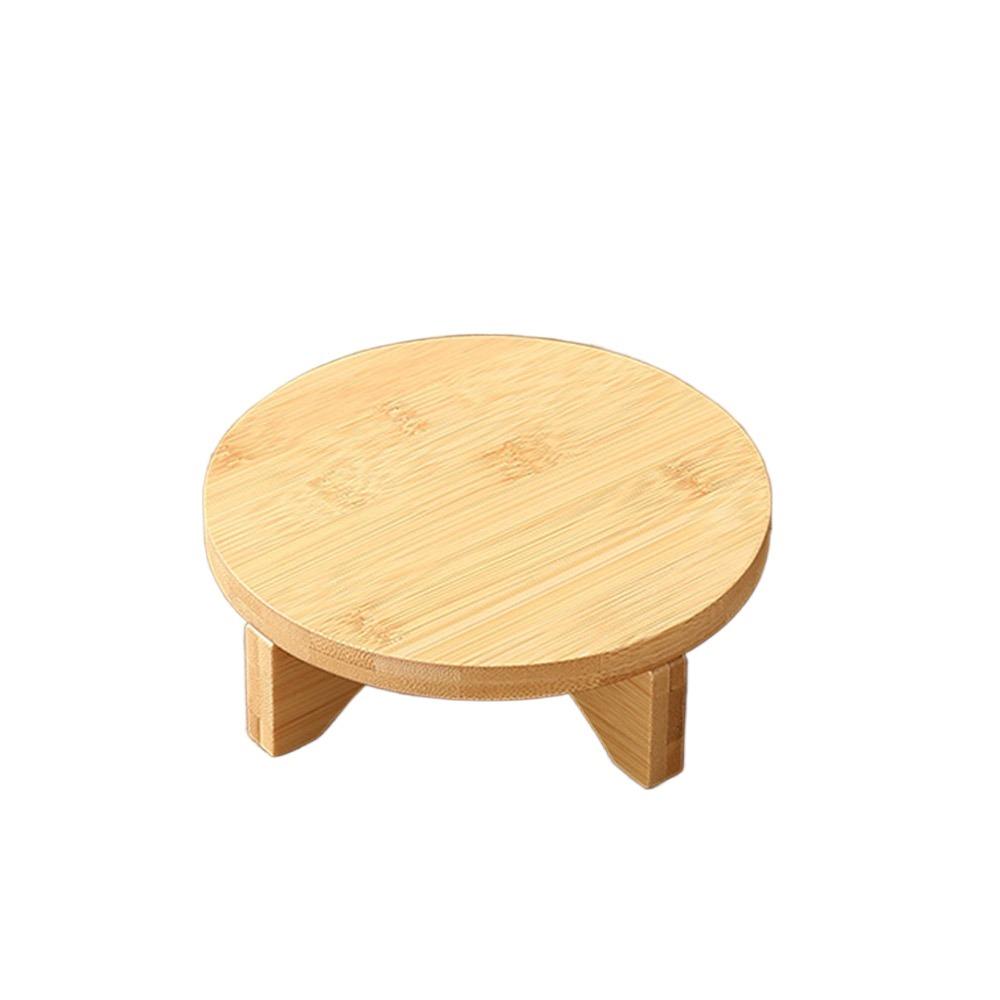 Wooden Bonsai Display Stand Home Decoration Gardening Supplies Flowerpot Holder Floor-Standing Desktop Ornament Plants Stand