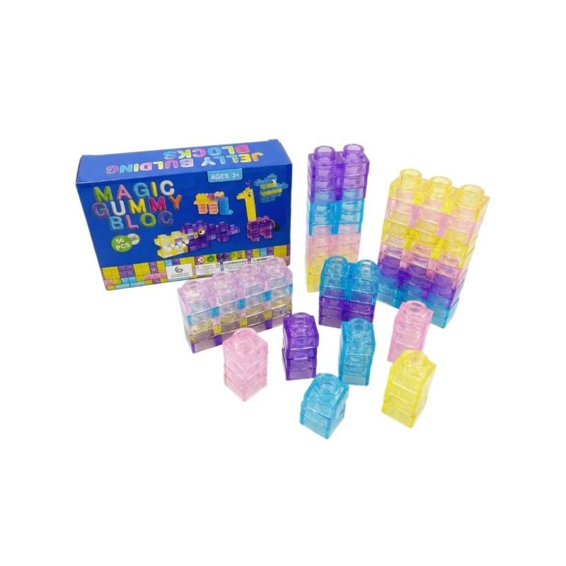 Jelly Building Blocks Toy With Diy Assembly For Kids And Toddlers