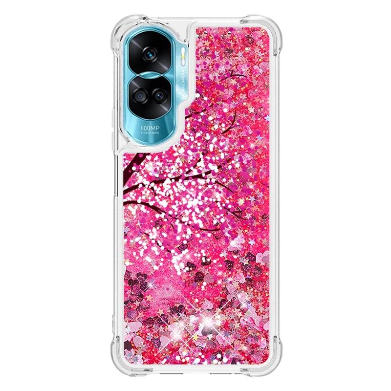 For Honor 90 Lite Case Cartoon Painted Pattern Quicksand Liquid Cover For Huawei Honor 90 Lite Honor90 90Lite Phone Case Fundas