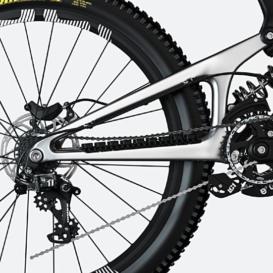 Chain Stay Protector Dirt-resistant Waterproof Wear-resistant 3D Embossment Silicone Rust Resistant Frame Chain Guards for Cycling