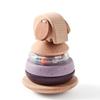 Montessori Baby Pole Stack Toy Stackable Elephant Bell Teething Toy  Newborn Gifts