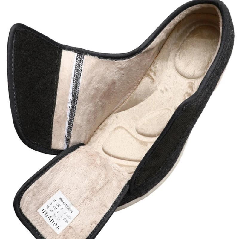 Autumn Winter Old Shoes Man Add Fertilizer Widen Adjustable Shoe Men Health Step Orthopedics Wide Feet Swollen Shoes