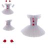 Soft And Fluffy Clown Girls Dress Set For Masquerade Parties