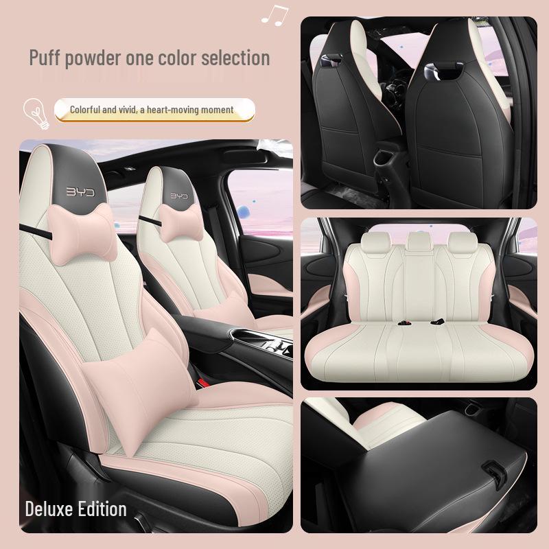 CLY Leather Seat Cushion for BYD Dolphin - Stylish, All-Season Sports Design