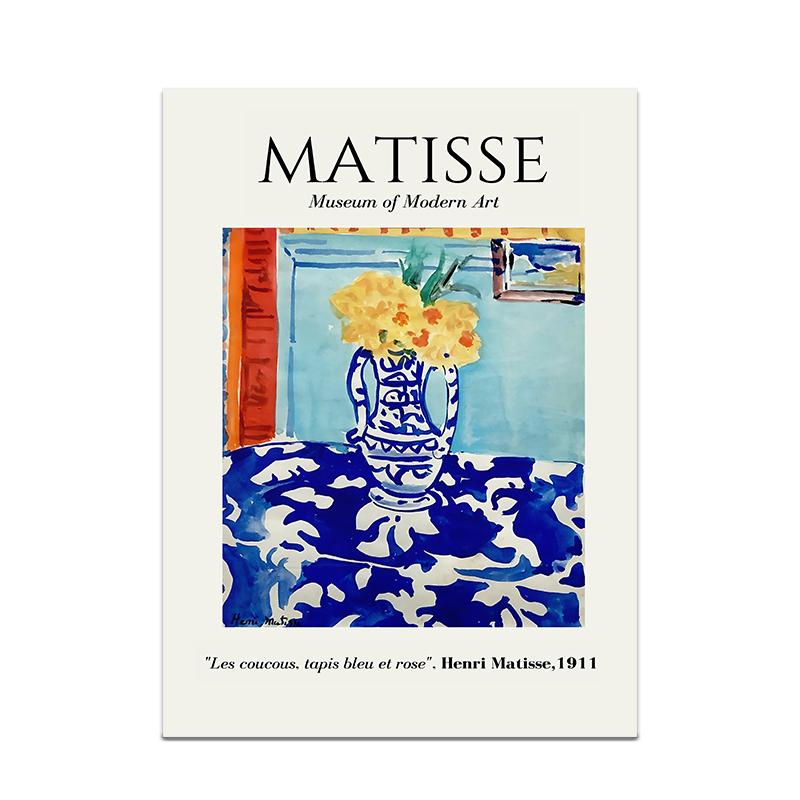 Abstrakte Linien Leinwandmalerei Poster Nordisch Matisse Wandkunst Druck Dekoratives Mädchenbild Modernes Wohnzimmer Heimdekor Ungerahmt
