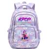 Anime-Druck Stilvoller Unisex-Schulrucksack für Teenager Nylon Wasserdicht 13-Zoll Laptopfach 20-35L Fassungsvermögen