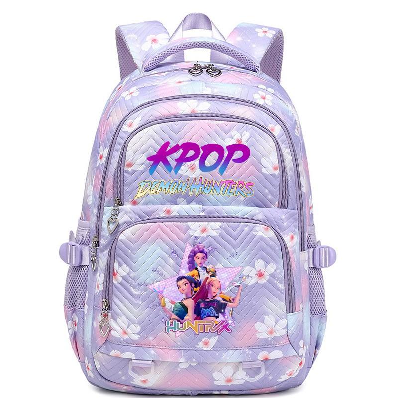 Anime-Druck Stilvoller Unisex-Schulrucksack für Teenager Nylon Wasserdicht 13-Zoll Laptopfach 20-35L Fassungsvermögen