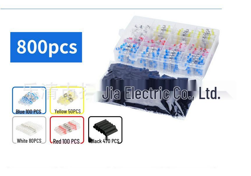 Waterproof Heat Shrink Tubing & Solder Seal Splice Connectors Kit (300/350/500 PCS)