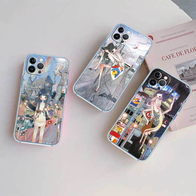 Aya Takano Case for Motorola E7 E22 E20 E13 E15 E22S E30 E40 G10 G20 G04 G22 G23 G05 G75 G35 G55 G6 G7 G8 G9 Plus Power Play