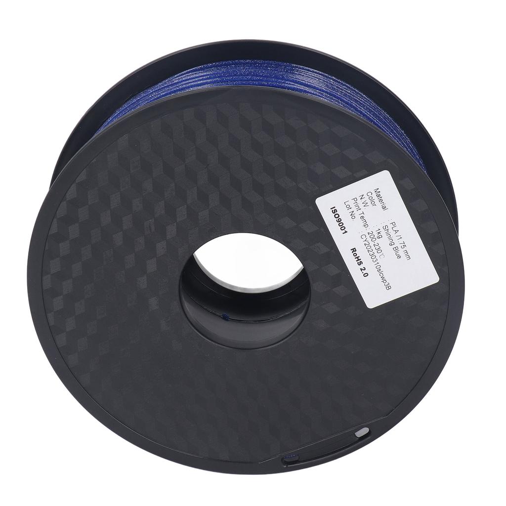 3D Printer Filament 1.75mm Shiny Sparkling Blue Strong Smooth PLA Silk Consumables