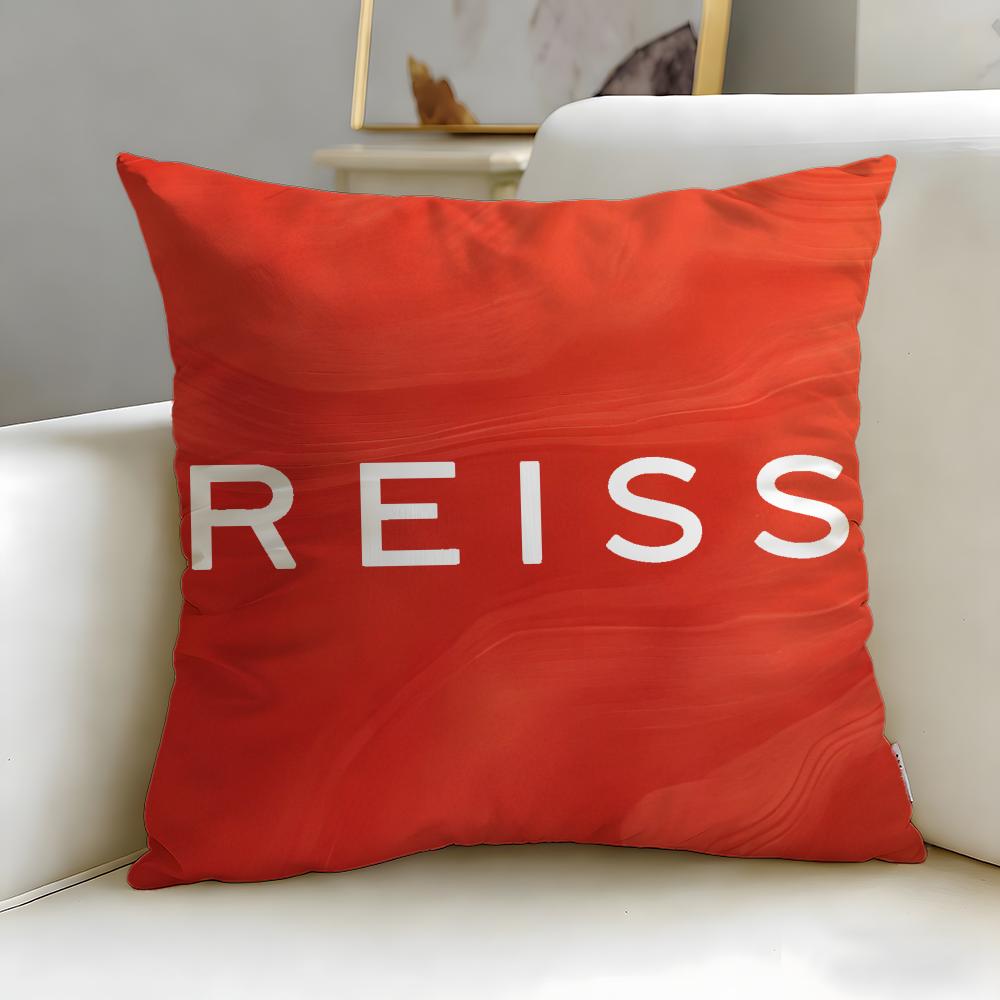 Klassische Modemarke Reiss Kissenbezug Weich Leicht zu waschen Kissenhülle Vielseitig für Sofa Bett Reise und Büro