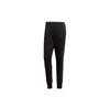 Zippered Front Pocket Workout Pants Men Bottoms Black CG1508