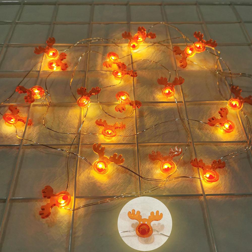 

Runtow Дед Мороз Снеговик Светодиодная Гирлянда Рождественское Украшение Для Дома Украшение для Рождественской Елки 2025 Подарок на Рождество 2026 Новый Год 1M 10LED