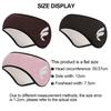 Sleep Mask Blackout For Relaxing Plush Blindfold Cotton Sleeping Blindfold For Men Women Anti-noise Earmuff