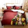 3D Anime Escanor The Seven Deadly Sins Bedding Set Single Twin Full Queen King Size Bed Set Adult Kid Bedroom Duvetcover Sets