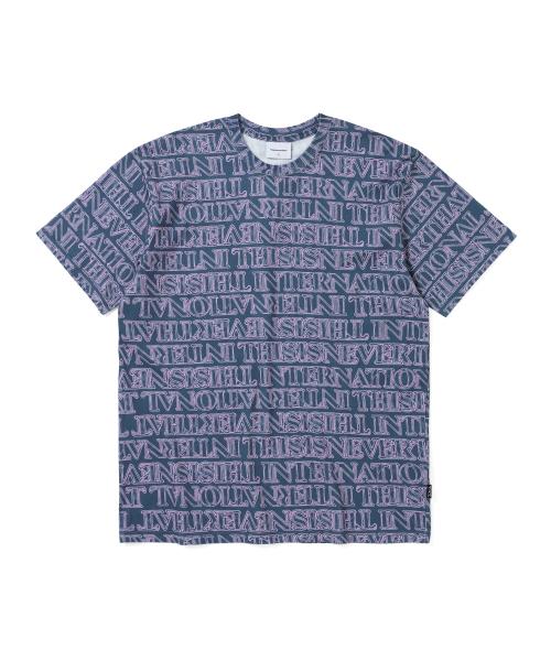Thisisneverthat Glass Logo Tee Navy S