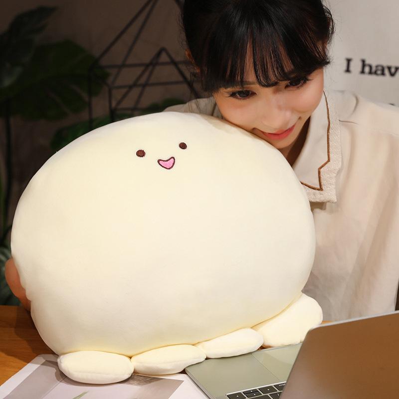 Cartoon Octopus Ball Hand Warming Pillow Inserting Doll Sleeping Plush Toy Winter Hand Warming Treasure Lunch Break Pillow
