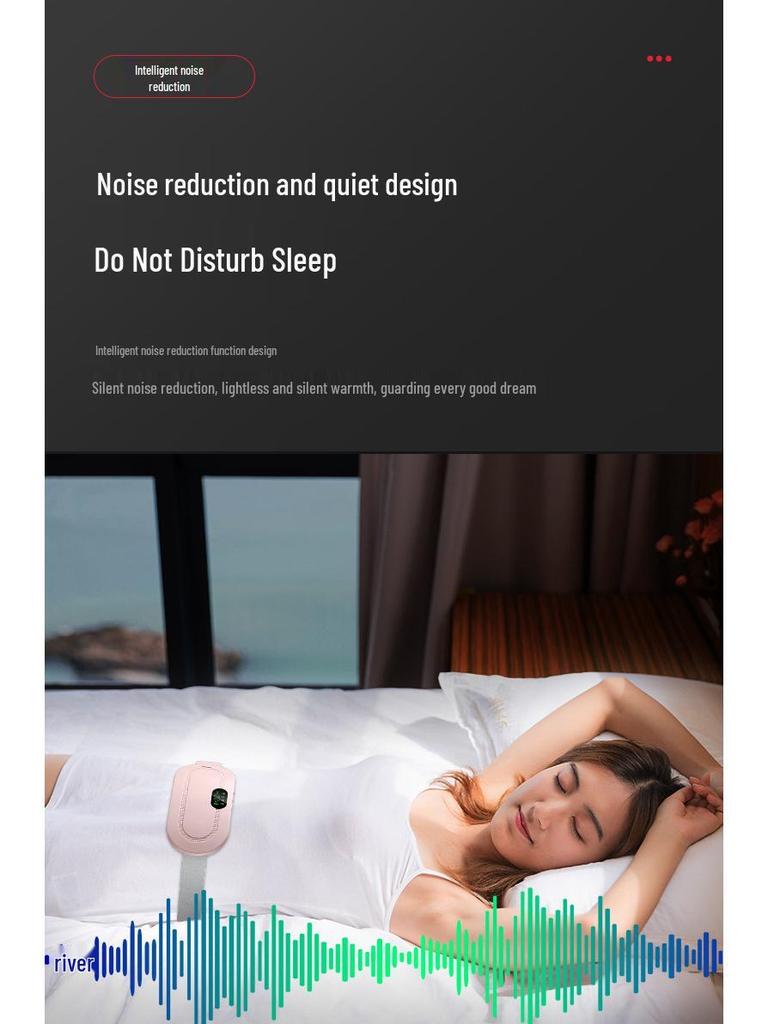 Customizable Electric Heating Waist Belt for Menstrual Pain Relief with Vibration and Hot Compress