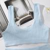 Conjunto de Yoga Transfronterizo Estampado: Tanga y Camiseta sin Hilos y Transpirables