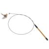 12pcs Short Feather Accessories Replacement Head For Cat Teaser Stick Kitten Toy Bell Feather Pet Products