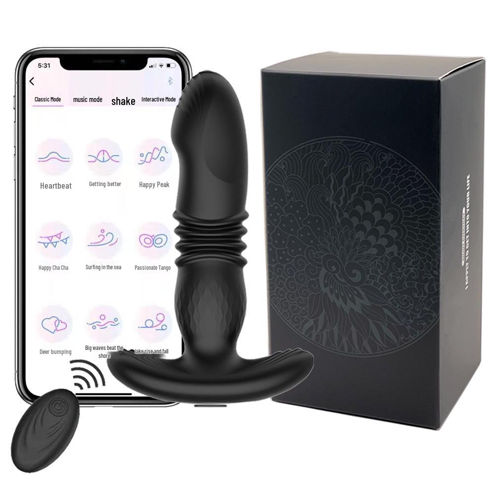 2nd Gen Electric Remote Prostate Massager for Men - Vibrating Anal Plug Adult Toy