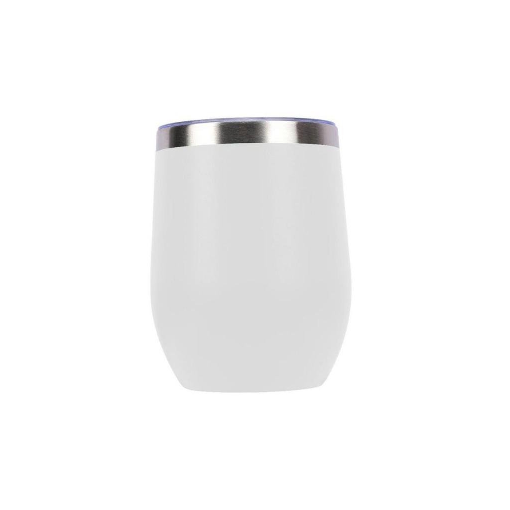 Portable Double-Layer 304 Stainless Steel Insulated Egg-Shaped Wine Glass – Stylish Red Outdoor Water Cup