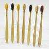 10Packs Pure Bamboo Natural Toothbrush Environmentally Friendly Eco Adult Medium