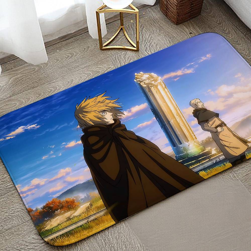 Aniem Vinland Saga Carpet Bathroom Anti-slip Mat Door Mat Home Decoration Mat Entrance Door Mat Scratch-resistant Door Mat