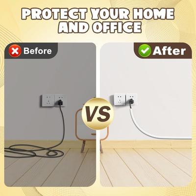 Professional Self-Adhesive Wall Cord Hider Raceway Wall Mount Cable Concealer Flexible PVC Wire Cover Home Office