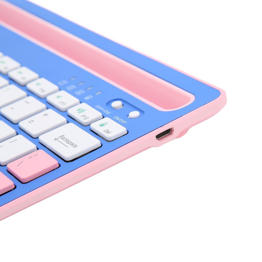 Wireless Keyboard Rechargeable Ergonomics Silent Keys Tablet Keyboard for Phones