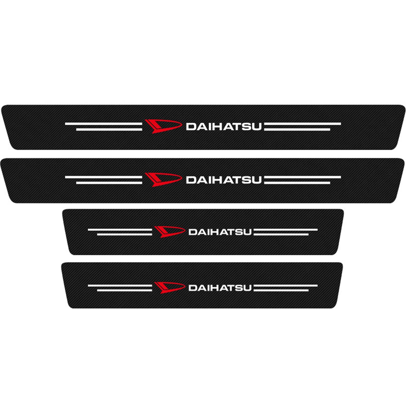 

Daihatsu Side Step Car Door Guard Premium Scratch Scratch Dirt Set of 4 Guards, Stickers, Leather-based, Material, Concealing, Prevention, Prevention, чёрный