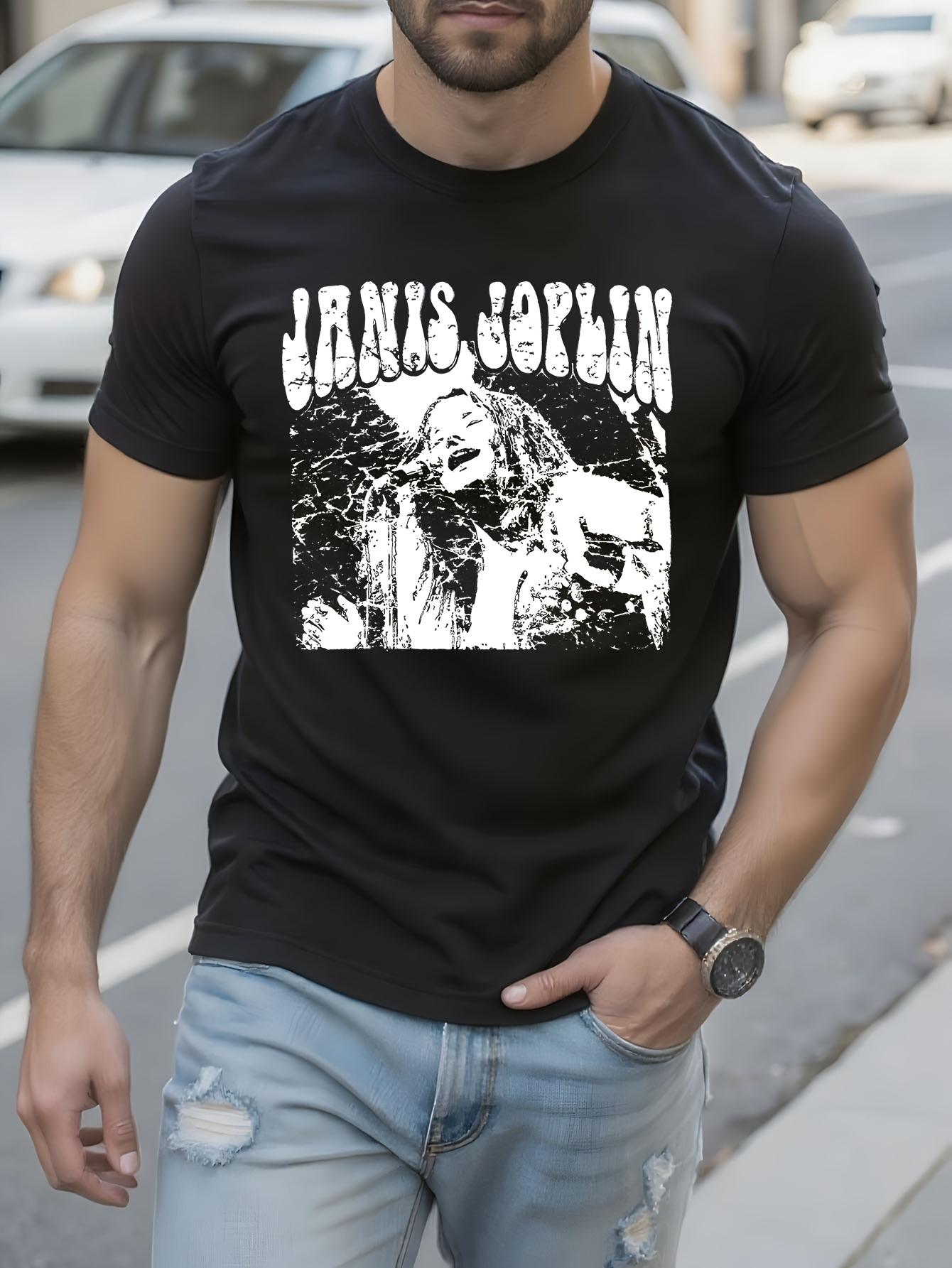 Medium Black Tshirt Featuring a Soft Hand Screen Print of... L