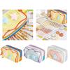 Large Capacity Pencil Case Fabric Pencils Bag Multi Compartments Pen Pouches Big Capacity Pens Organiser for Student