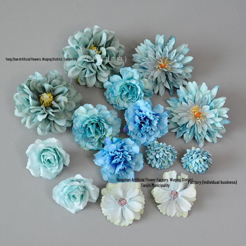 Silk Cloth Flower Wall Decorations for Weddings and Parties