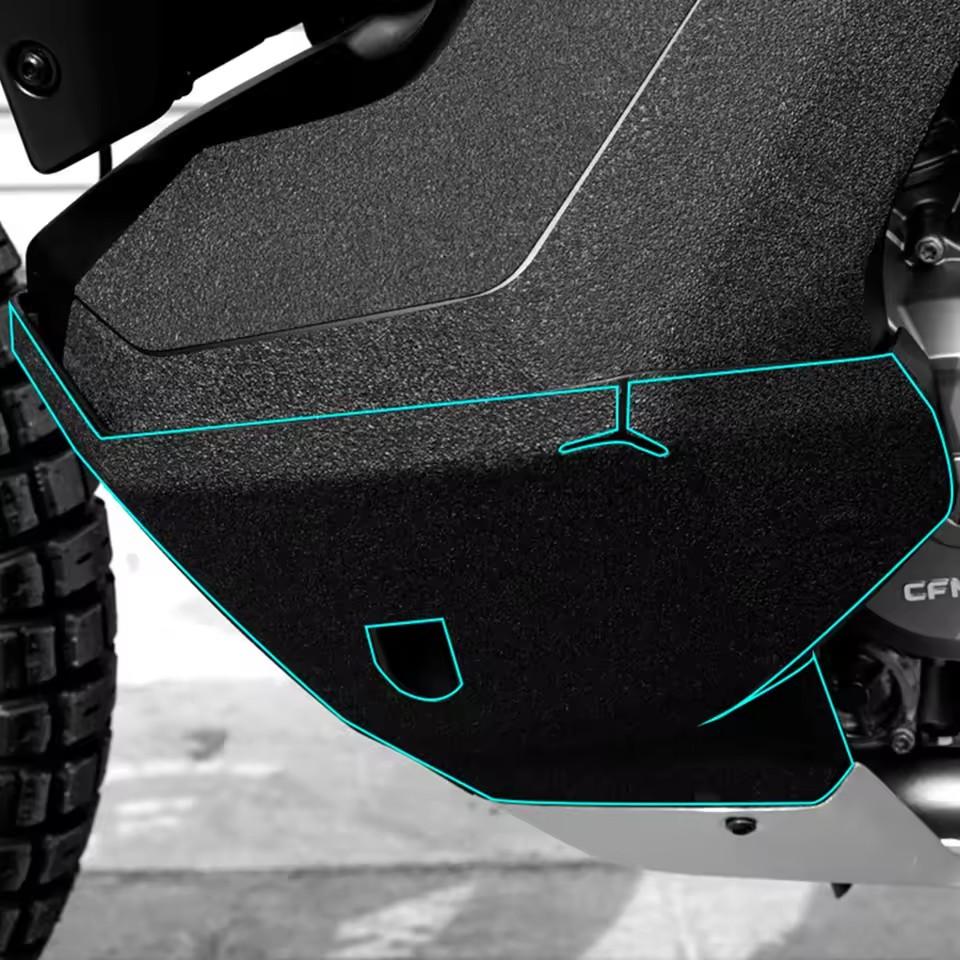 800MT-X Aksesuarları Koruma Sticker Kiti CFMOTO 800MTX İçin 800MTX Gövde Koruma Sticker Kiti Gövde Çizilmeye Karşı Buzlu Sticker