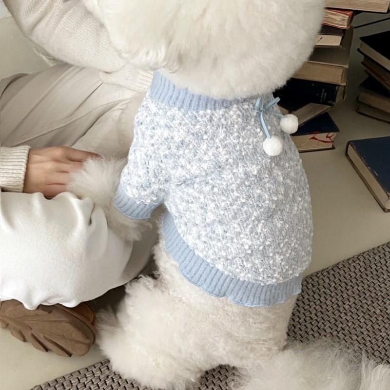 Pet Sweater Autumn Dog Clothes Teddy Bichon Pomeranian Schnauzer Yorkshire Terrier Small Dog Clothing Autumn