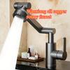 Universal rotating durable bathroom kitchen faucet universal hot and cold household faucet 60cm easy to install design